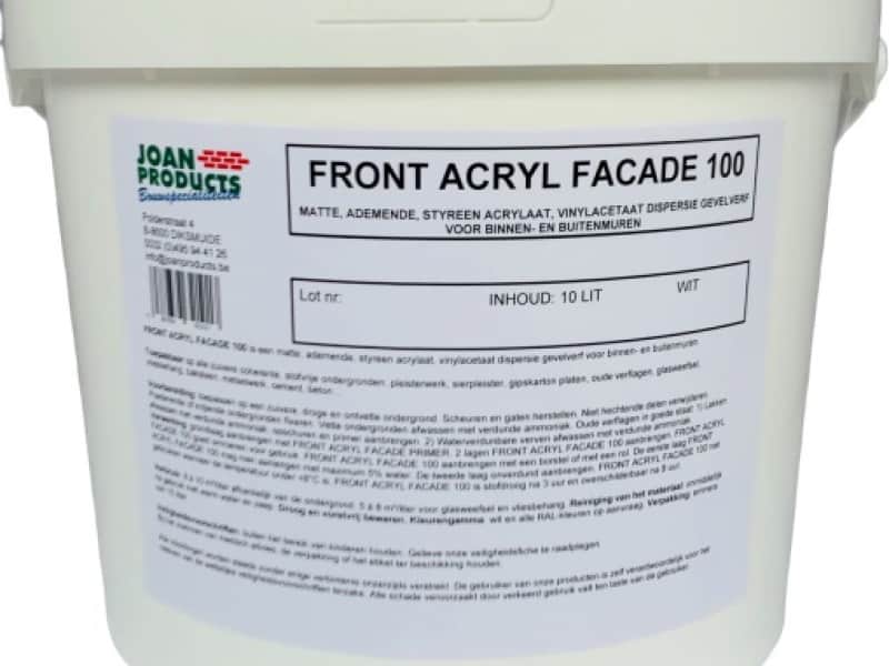 FRONT ACRYL FACADE 100 Gevelverven - Joan Products